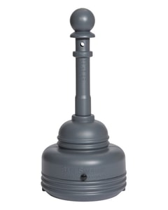 5 Quart Outdoor Ashtray, SafeSmoker™, Gray - 1206GRAY 5 Quart Outdoor Ashtray, SafeSmoker™, Gray - 1206GRAY