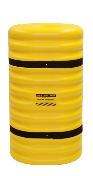 Fits 10" Square Column, Column Protector, Yellow - 1710