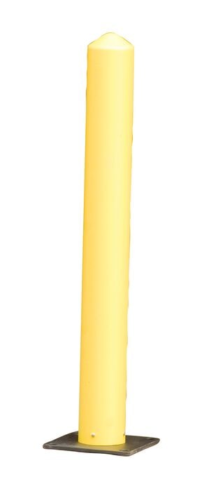 5" x 42" Plastic Bollard Post, Yellow - 1731