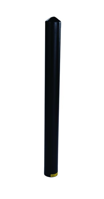 4" x 56" Smooth Bollard Cover, Black - 1735BLK