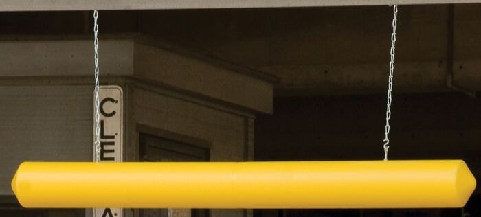 7" x 77" Plastic Clearance Bar, Yellow - 1781