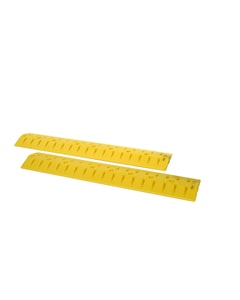 9' Length, Plastic Speed Bump Cable Protector, Yellow - 1793 9' Length, Plastic Speed Bump Cable Protector, Yellow - 1793
