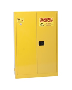 45 Gallon Fire Cabinet, 2 Shelves, 2 Doors, Manual Close, Yellow - 1947X 45 Gallon Fire Cabinet, 2 Shelves, 2 Doors, Manual Close, Yellow - 1947X