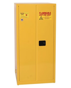 60 Gallon Fire Cabinet, 2 Shelves, 2 Door, Manual Close, Yellow - 1962X 60 Gallon Fire Cabinet, 2 Shelves, 2 Door, Manual Close, Yellow - 1962X