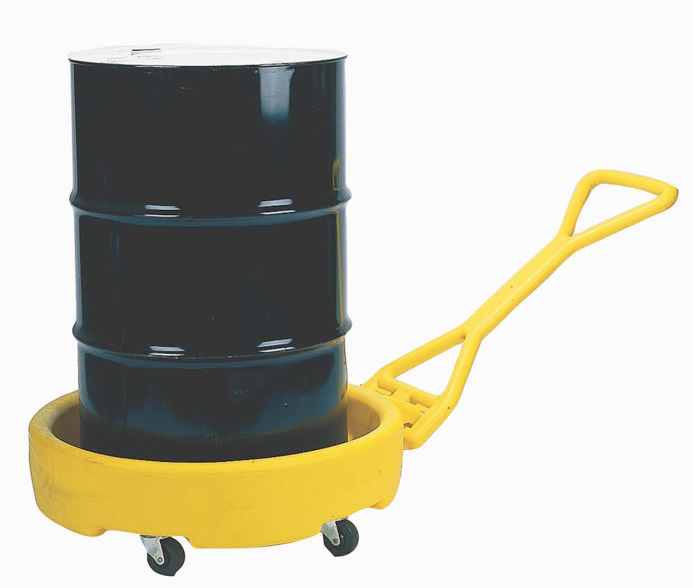 Eagle plastic dolly with handle model 1613 with drum